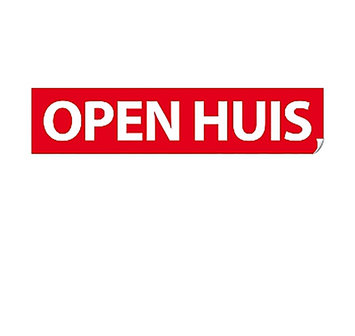 Open Huis stickers